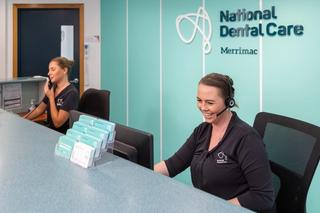 National Dental Care Merrimac reception 
