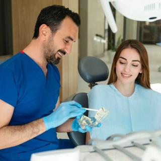 Bridging smiles with a dental bridge